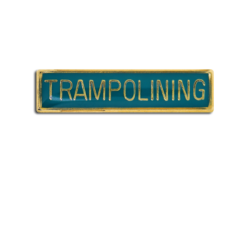 Trampolining Small Bar Badge 28