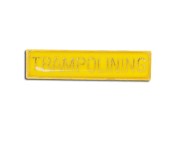 Trampolining Small Bar Badge 16