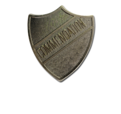Commendation Metal Shield Badge 5