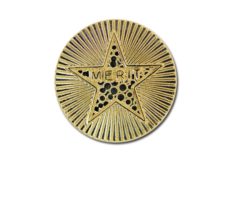 Merit Round Badge