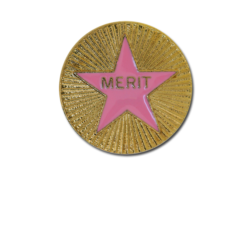 Enamelled Merit Round Badge 21