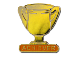 Achiever Trophies - Gold Trophy Badge 25