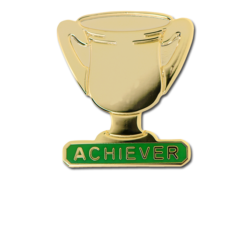 Achiever Trophies - Gold Trophy Badge 18