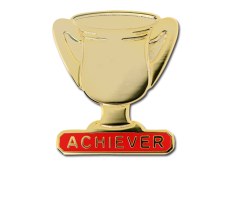 Achiever Trophies - Gold Trophy Badge