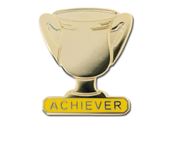 Achiever Trophies - Gold Trophy Badge 16
