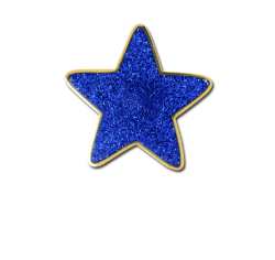 Glitter Star Star Badge 12