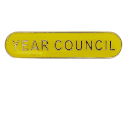 Year Council Rounded Edge Bar Badge 6