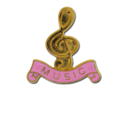Music - Gold Clef Badge 21
