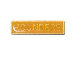 Rounders Small Bar Badge 25