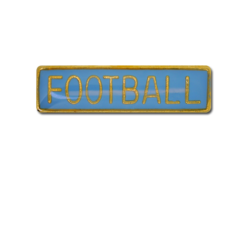 Football Small Bar Badge 23