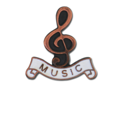Music - Bronze Clef Badge 20