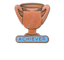 Achiever Trophies - Bronze Trophy Badge 23