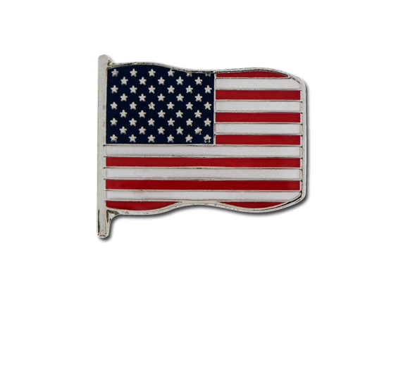 U.S.A. Small Flag Badge 1