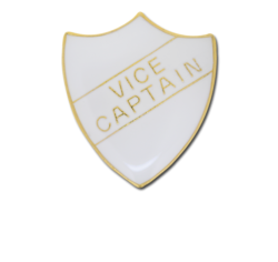 Vice Captain Enamelled Shield Badge 20