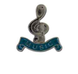 Music - Silver Clef Badge 28