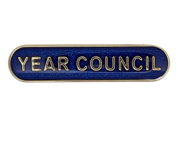 Year Council Rounded Edge Bar Badge 7