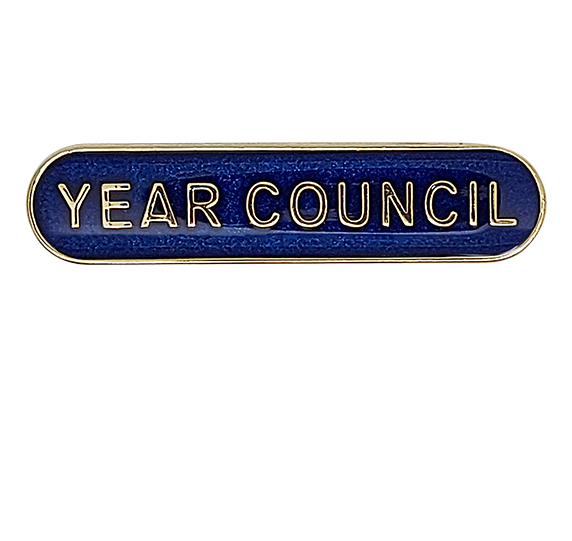 Year Council Rounded Edge Bar Badge 3