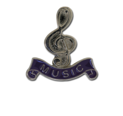 Music - Silver Clef Badge 19