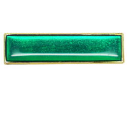 Plain School Squared Edge Bar Badge 14