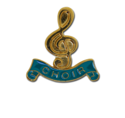 Choir -  Gold Clef Badge 28
