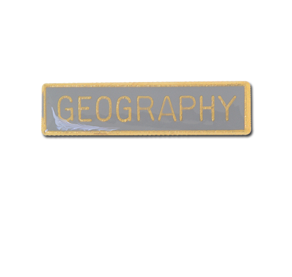 Geography Small Bar Badge 12