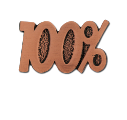 100% Unique Badge 6