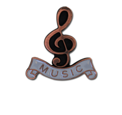 Music - Bronze Clef Badge 26