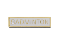 Badminton Small Bar Badge 20