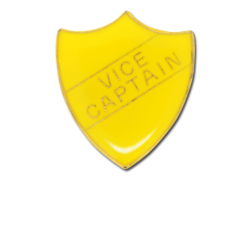 Vice Captain Enamelled Shield Badge 16