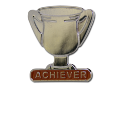 Achiever Trophies - Silver Trophy Badge 27