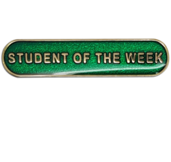 Student of the Week Rounded Bar Badge 18