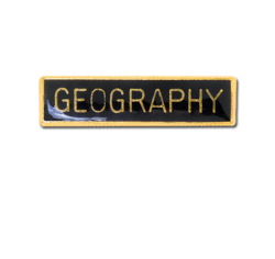 Geography Small Bar Badge 24