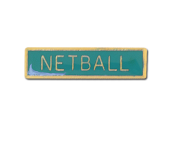 Netball Small Bar Badge 28