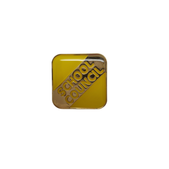 Square School Council Enamelled Badge 2