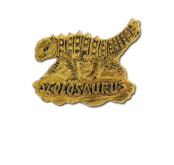 Scholosaurus Dinosaur Unique Badge 1