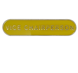 Vice Chairperson Rounded Edge Bar Badge 6