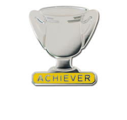 Achiever Trophies - Silver Trophy Badge 16
