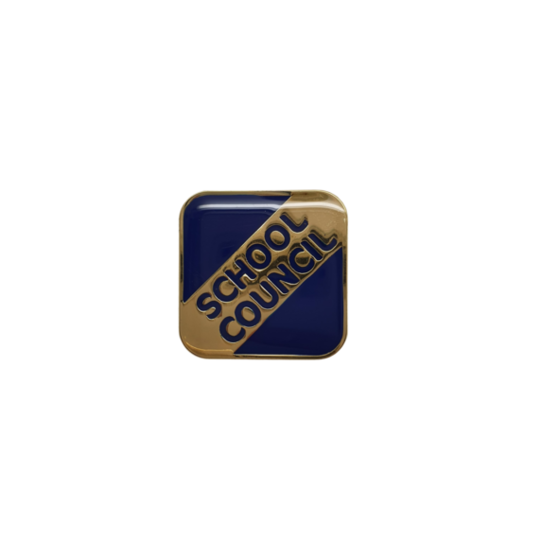 Square School Council Enamelled Badge 3