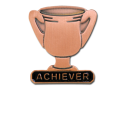 Achiever Trophies - Bronze Trophy Badge 24