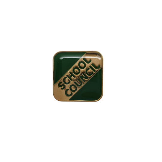 Square School Council Enamelled Badge 4