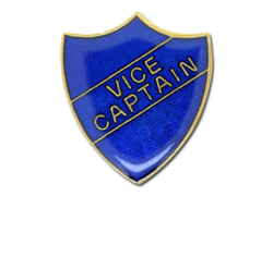 Vice Captain Enamelled Shield Badge 17