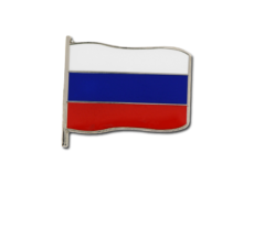 Russian Small Flag Badge
