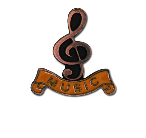 Music - Bronze Clef Badge 11