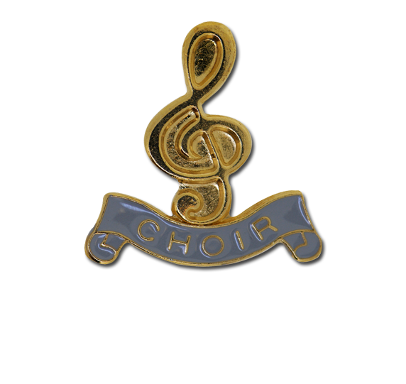 Choir -  Gold Clef Badge 12