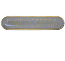 Rugby Captain Rounded Edge Bar Badge 26