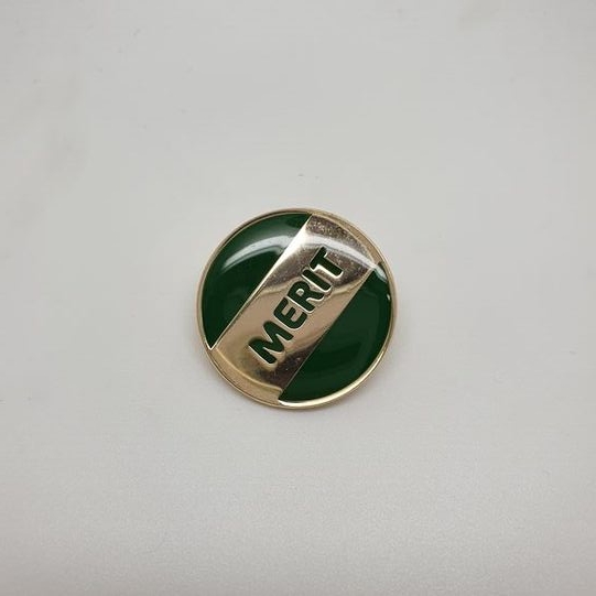Enamelled Round Merit School Badge 4