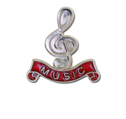 Music - Silver Clef Badge 15