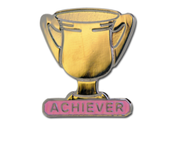 Achiever Trophies - Silver Trophy Badge 21