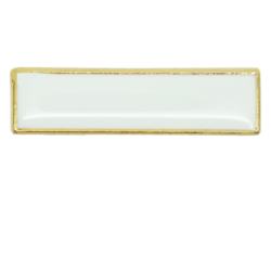 Plain School Squared Edge Bar Badge 16
