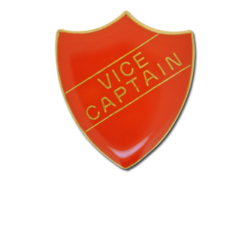 Vice Captain Enamelled Shield Badge 22